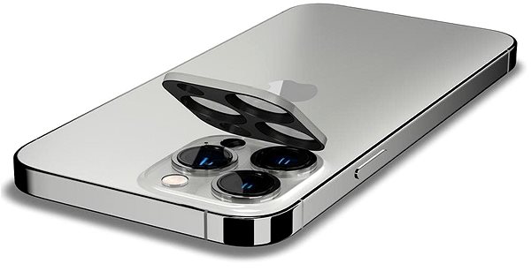 Ochranné sklo Spigen tR Optik 2 Pack Silver iPhone 13 Pro/13 Pro Max Vlastnosti/technológia