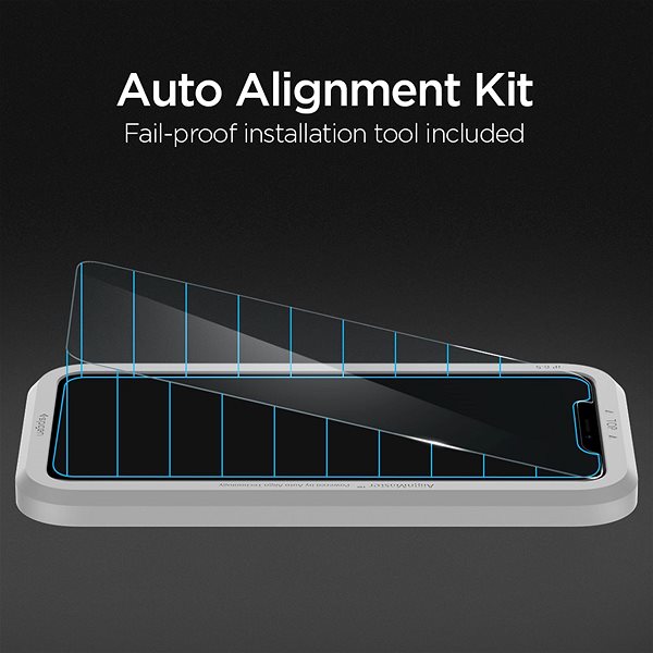 Ochranné sklo Spigen Align Glas.tR 2 Pack iPhone 11 Pro/XS/X Vlastnosti/technológia