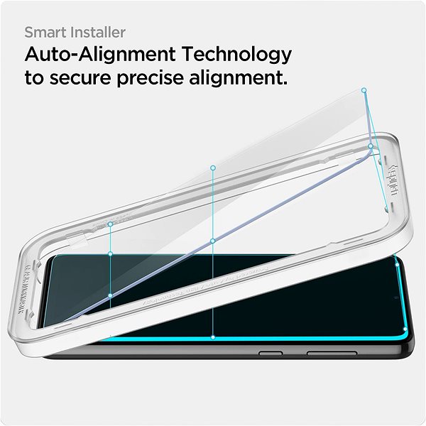 Üvegfólia Spigen AlignMaster Glas.tR 2 Pack Samsung Galaxy A33 5G üvegfólia Jellemzők/technológia