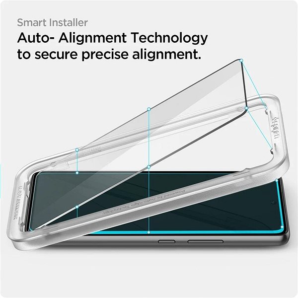 Üvegfólia Spigen AlignMaster Glas.tR 2 Pack Samsung Galaxy A53 5G üvegfólia Jellemzők/technológia