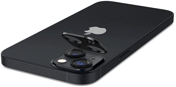 Kamera védő fólia Spigen tR Optik 2 Pack Black iPhone 14/iPhone 14 Plus ...