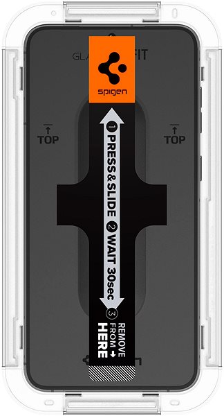 Glass Screen Protector Spigen Glass EZ Fit 2 Pack Samsung Galaxy S23 ...