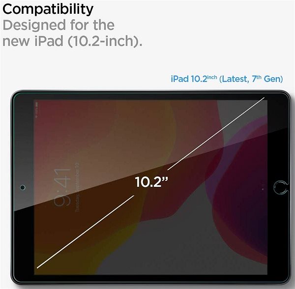 Schutzglas Spigen Glas.tR Slim iPad 10.2