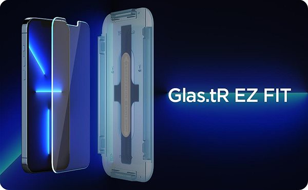 Üvegfólia Spigen Glass tR EZ Fit HD Open Sensor 1 Pack iPhone 14 Plus/13 Pro Max üvegfólia ...
