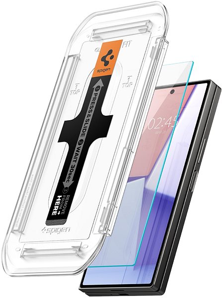 Glass Screen Protector Spigen Glass tR EZ Fit Cover 2 Pack Samsung Galaxy Z Fold6 ...