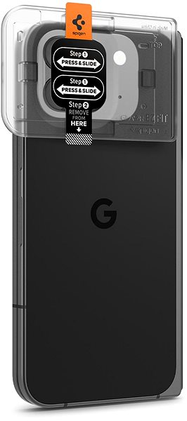 Kamera védő fólia Spigen Glass tR EZ Fit Optik 2 Pack Crystal Clear Google Pixel 9 Pro Fold kamera védő fólia ...
