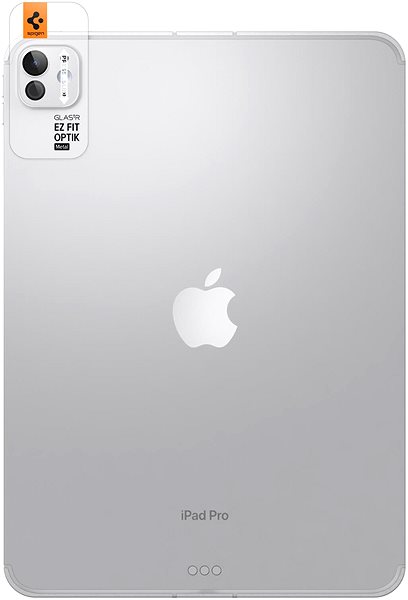 Objektiv-Schutzglas Spigen Glass tR EZ Fit Optik Metal 1 Pack Silver iPad Pro 13
