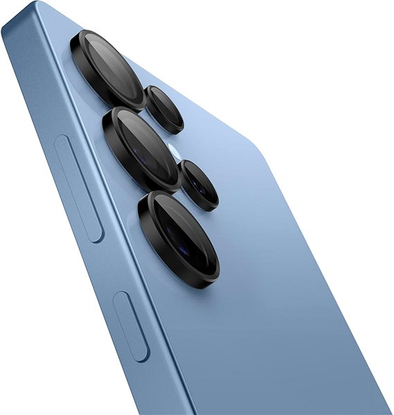Objektiv-Schutzglas Spigen Glass tR EZ Fit Optik Pro HD 2 Pack Black Samsung Galaxy S 2025 Ultra ...