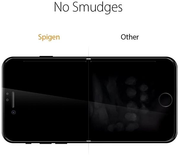 Üvegfólia Spigen Glass FC HD Black iPhone SE 2022/SE 2020/8/7 üvegfólia ...