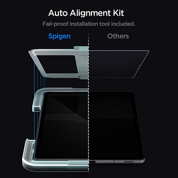 Schutzglas Spigen Glas tR EZ Fit Samsung Galaxy Tab S7 Mermale/Technologie
