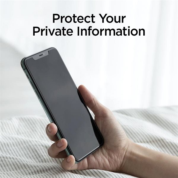 Üvegfólia Spigen AlignMaster Privacy 1 Pack iPhone 11 üvegfólia ...