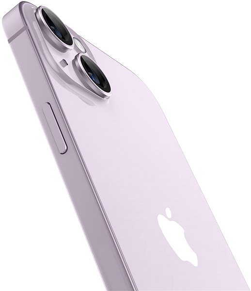 Kamera védő fólia Spigen Glass EZ Fit Optik Pro 2 Pack Purple iPhone 14/iPhone 14 Plus ...
