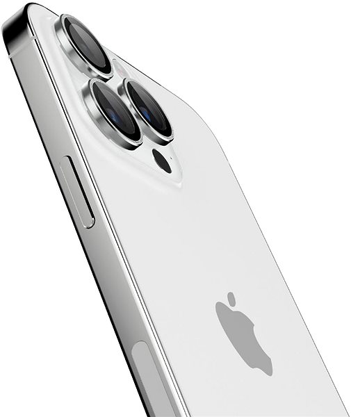 Kamera védő fólia Spigen Glass EZ Fit Optik Pro 2 Pack Silver iPhone 14 Pro/iPhone 14 Pro Max ...