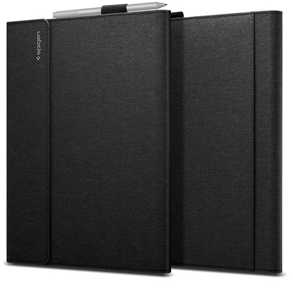 Laptop tok Spigen Stand Folio Black Microsoft Surface Pro 8/9 Jellemzők/technológia