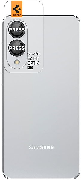 Objektiv-Schutzglas Spigen Glas tR EZ Fit Optik Pro HD 2 Pack Black Samsung Galaxy 2025 E ...