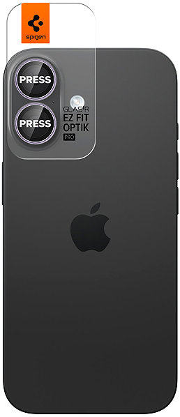 Objektiv-Schutzglas Spigen Glass tR EZ Fit Optik Pro 2 Pack Purple iPhone 17 ...