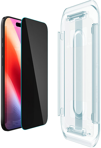 Glass Screen Protector Spigen Glass tR EZ Fit Privacy 2 Pack Transparency iPhone Air ...