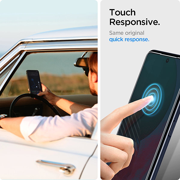 Glass Screen Protector Spigen Glass tR Slim 2 Pack Samsung Galaxy XCover 7 Pro/ 7 ...