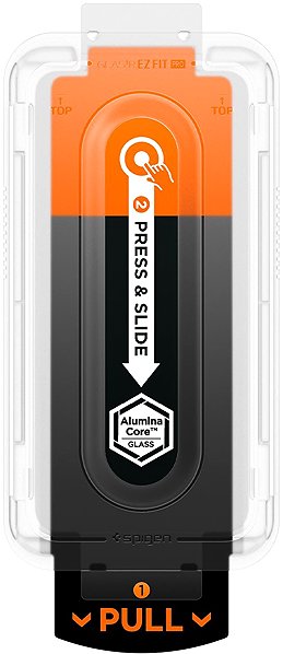 Glass Screen Protector Spigen Glass tR EZ Fit Pro HD 1 Pack Transparency Samsung Galaxy S25 FE ...