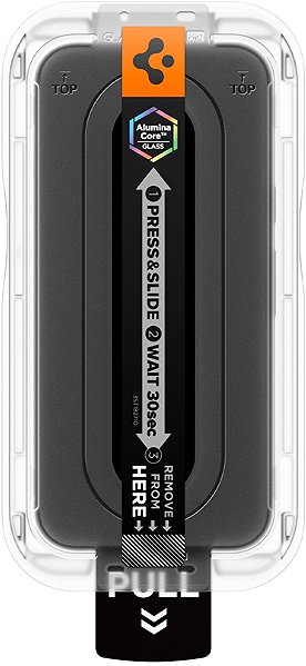 Glass Screen Protector Spigen Glass tR EZ Fit Pro 2 Pack Transparency Google Pixel 10a ...