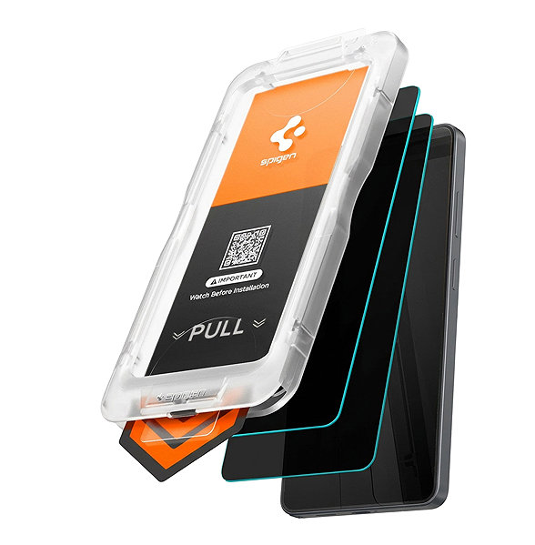 Glass Screen Protector Spigen Glass tR EZ Fit Pro HD Privacy 2 Pack Transparency Samsung Galaxy S26 Ultra ...