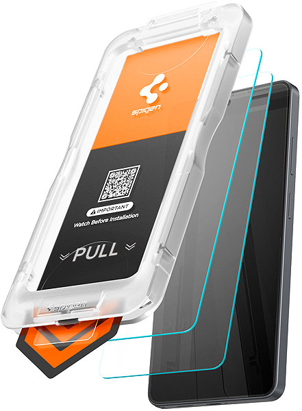 Glass Screen Protector Spigen Glass tR EZ Fit Pro HD 2 Pack Transparency Samsung Galaxy S26 Ultra ...