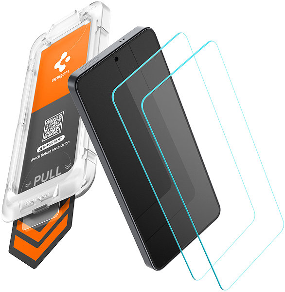 Glass Screen Protector Spigen Glass tR EZ Fit Pro HD 2 Pack Transparency Samsung Galaxy S26+ ...