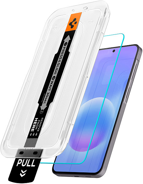 Glass Screen Protector Spigen Glass tR EZ Fit Pro 2 Pack Samsung Galaxy A57 5G ...
