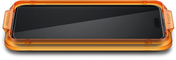 Ochranné sklo Spigen Glass tR AlignMaster 2 Pack FC Black iPhone 15 Pro ...