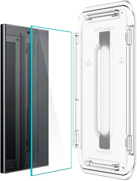 Üvegfólia Spigen Glass tR EZ Fit HD Transparency 2 Pack Samsung Galaxy S24 Ultra ...