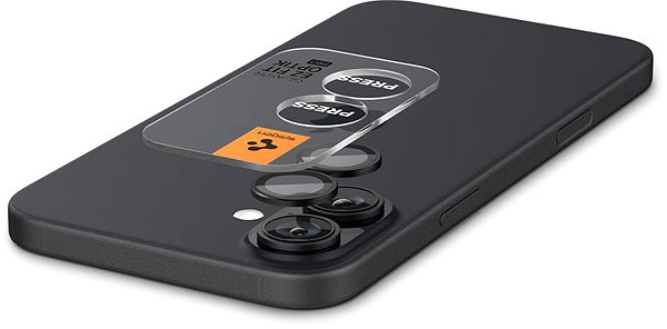 Objektiv-Schutzglas Spigen Glass tR EZ Fit Optik Pro 2 Pack iPhone 17/16/16 Plus Black ...