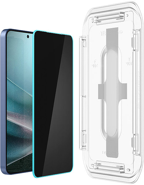 Glass Screen Protector Spigen Glass tR EZ Fit HD (Privacy) 2 Pack Samsung Galaxy S25+ ...