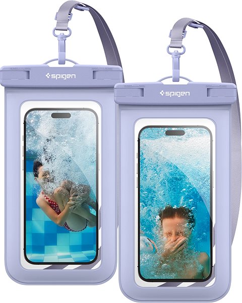 Mobiltelefon tok Spigen Aqua Shield A601 vízkék vízálló tok - 1 db ...