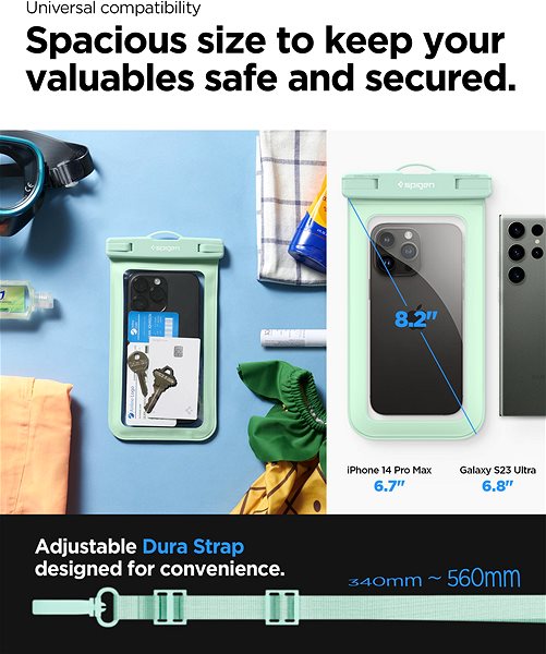 Puzdro na mobil Spigen Aqua Shield WaterProof Case A601 1 Pack Mint ...
