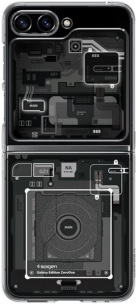 Puzdro na mobil Spigen Air Skin Zero One Samsung Galaxy Z Flip5 ...