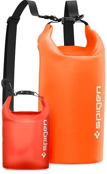 Handyhülle Spigen Aqua Shield WaterProof Dry Bag 20L + 2L A630 Sunset Orange ...