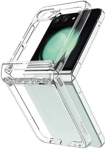 Mobiltelefon tok Spigen Thin Fit Pro Crystal Clear Samsung Galaxy Z Flip5 tok ...