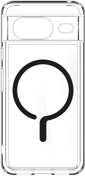 Telefon tok Spigen Ultra Hybrid OneTap Metal Ring Google Pixel 8 MagSafe Black tok ...