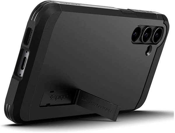 Puzdro na mobil Spigen Tough Armor Black Samsung Galaxy S23 FE Vlastnosti/technológia