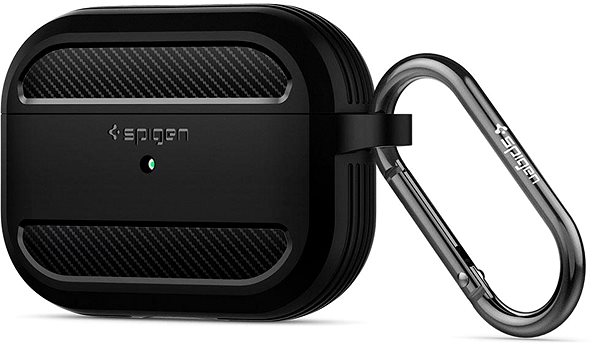 Kopfhörer-Hülle Spigen Rugged Armor Black Air Pods Pro ...