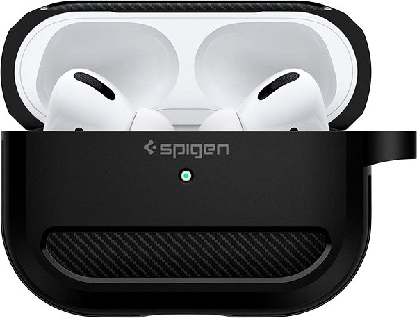 Kopfhörer-Hülle Spigen Rugged Armor Black Air Pods Pro ...