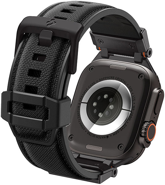 Armband Spigen DuraPro Armor Black Edition Apple Watch 49 mm / 46 mm / 45 mm / 44 mm ...