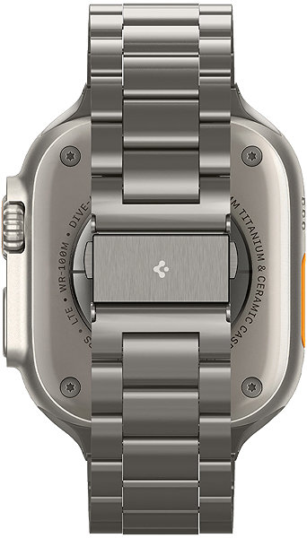 Armband Spigen Modern Fit Titanium Apple Watch 49 mm / 46 mm / 45 mm / 44 mm Natural Titanium ...