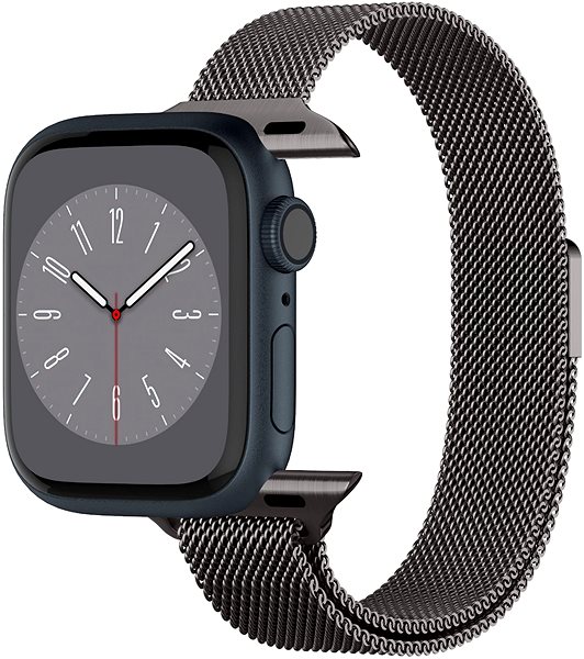 Remienok na hodinky Spigen Metal Fit Graphite Apple Watch 41 mm/40 mm/38 mm ...