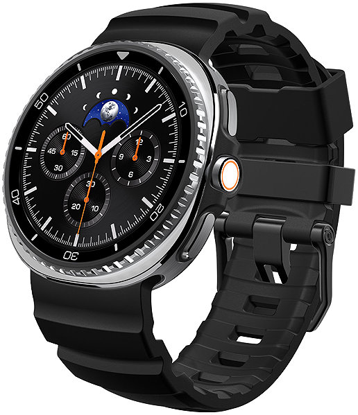 Armband Spigen Silicone Band Samsung Galaxy Watch 8 46mm/44mm/40mm Black ...