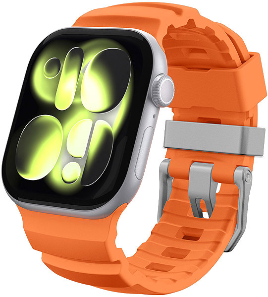 Armband Spigen Silicone Band Apple Watch 49mm/46mm/45mm/44mm Orange ...