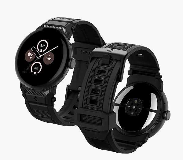 Armband Spigen Rugged Band Google Pixel Watch 5 / 4 / 3 41 mm / 2 / 1 Matte Black ...
