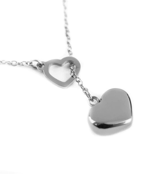 VUCH Sweet Heart Silver Necklace.