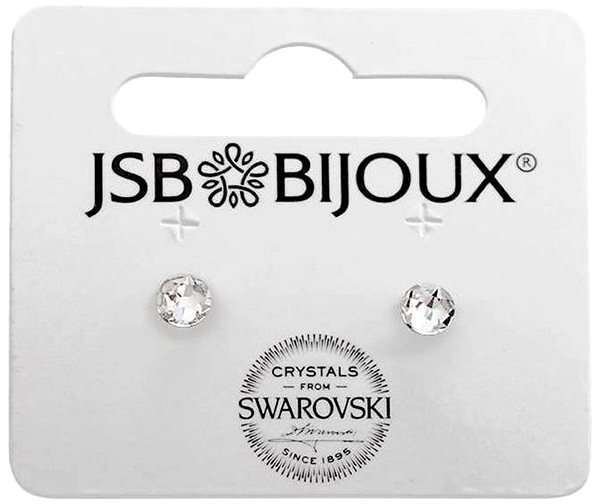 Náušnice JSB Bijoux so šatónmi Swarovski® 713907cr ...