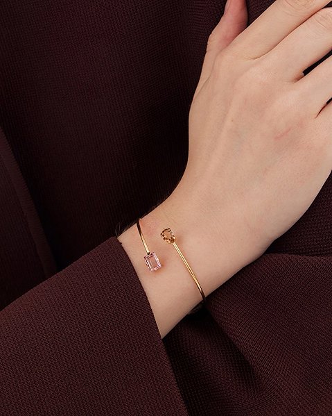 VICTORIA CRUZ Borea Bracelet gold (Ag925/1000, 2.5g).